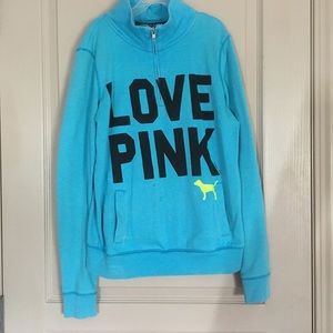 VS PINK half zip